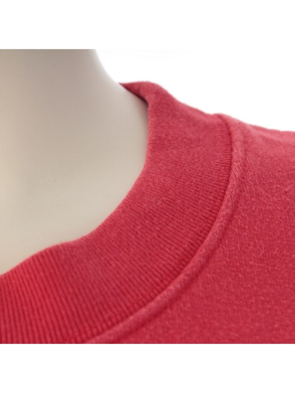 Balenciaga Cotton Small Logo Sweatshirt Top Red - Picture 8 of 10